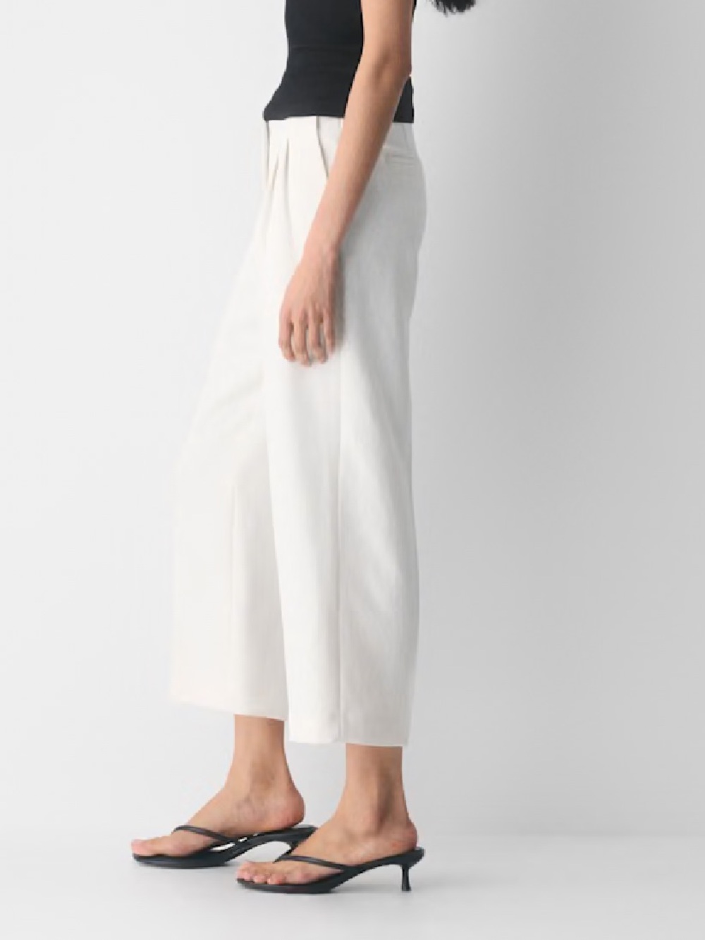 Aritzia Wilfred Effortless Cropped Pants Crepette - Picture 2 of 5
